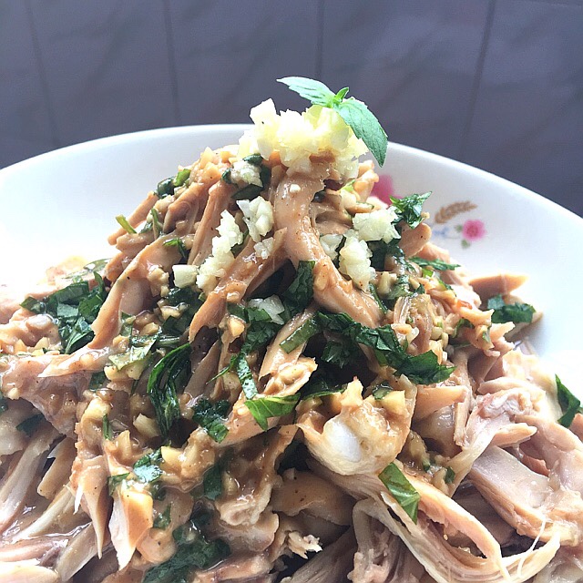 佛罗伦萨彼岸做的麻酱鸡丝