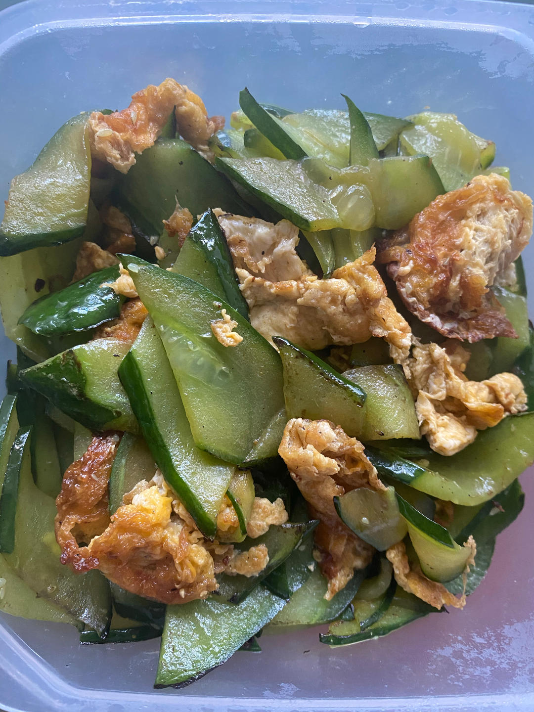 黄瓜炒鸡蛋 （青瓜炒鸡蛋）