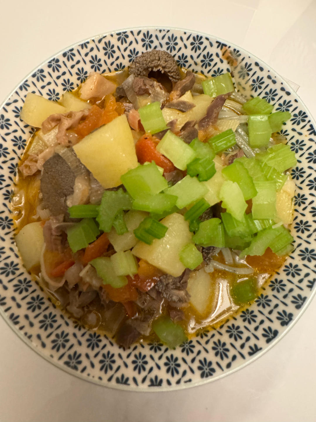 养胃西红柿土豆汤面
