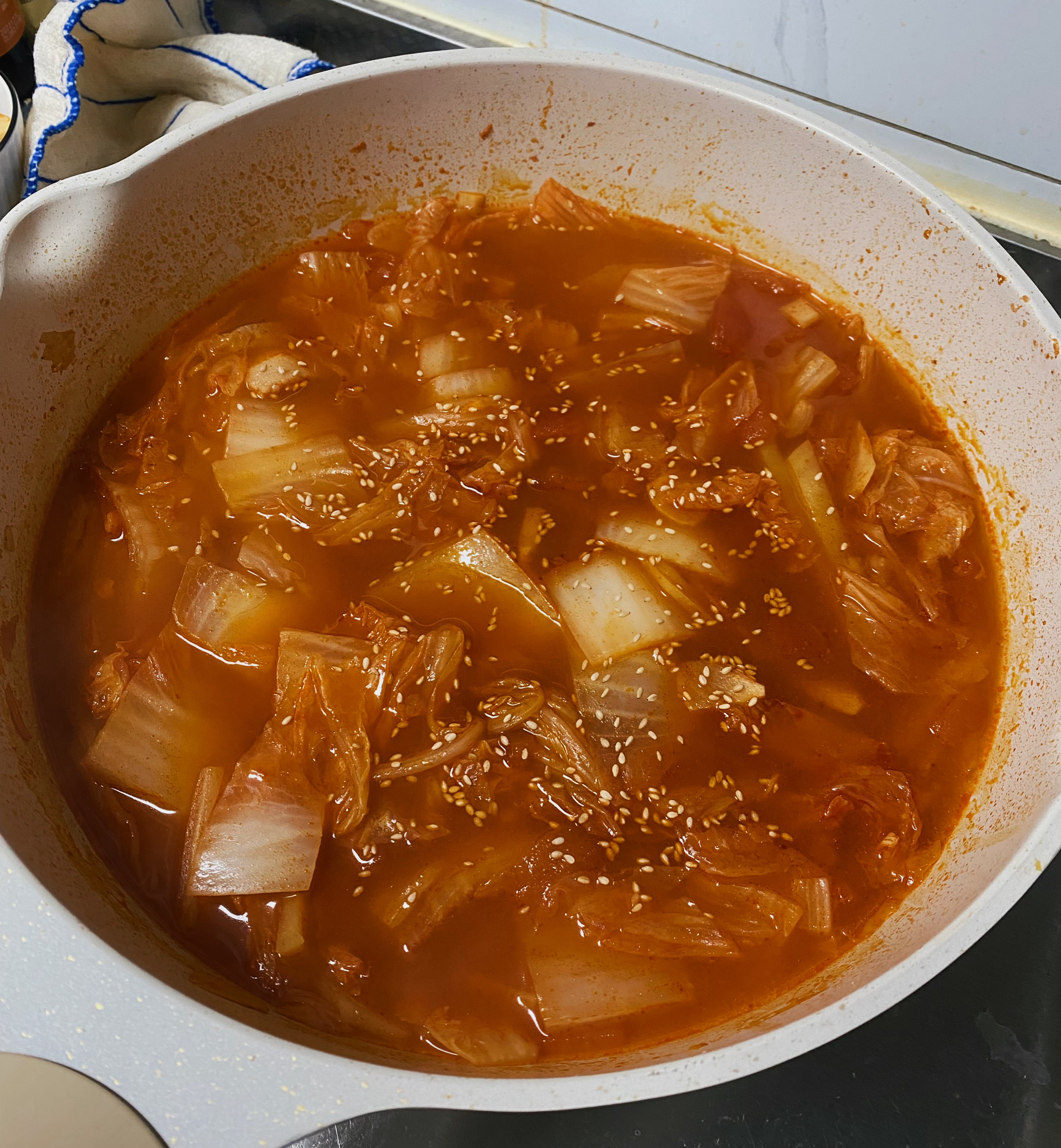 韩式番茄白菜汤的做法 步骤14