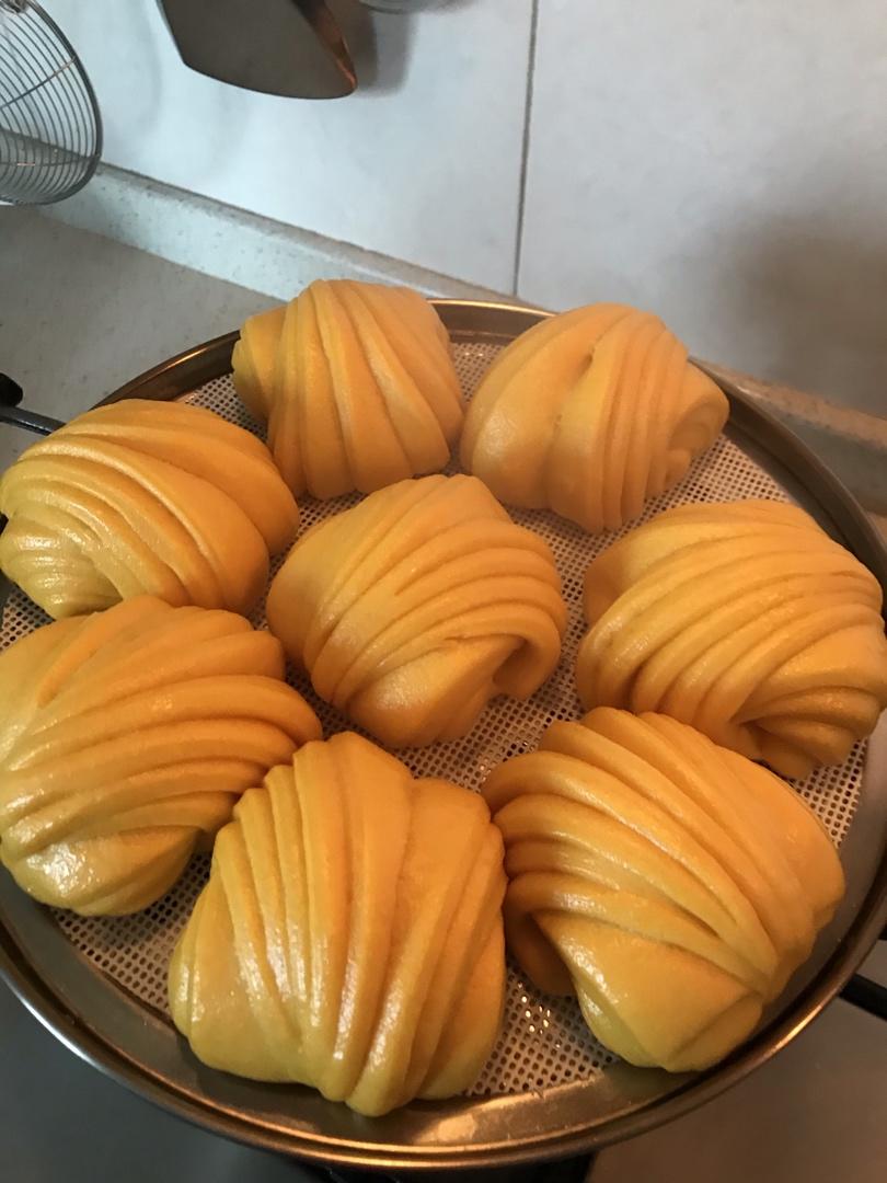 造型漂亮做法超简单的，花卷馒头