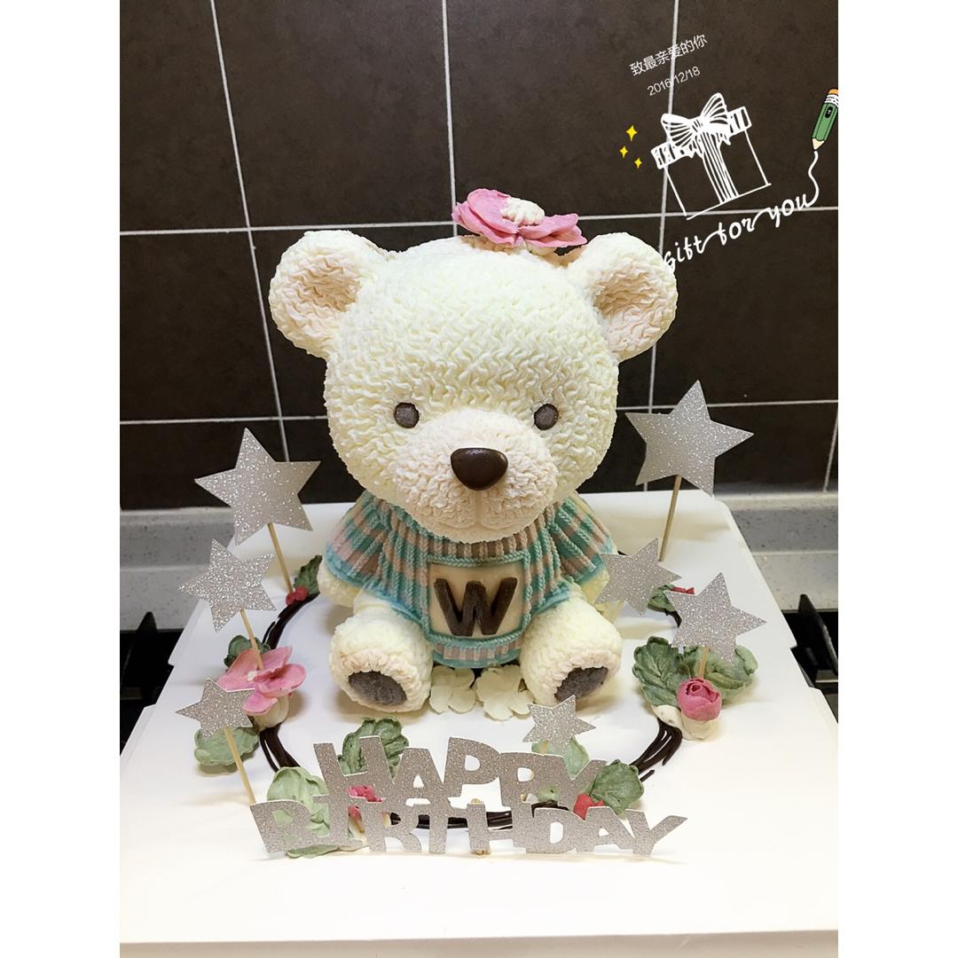 立体小熊蛋糕