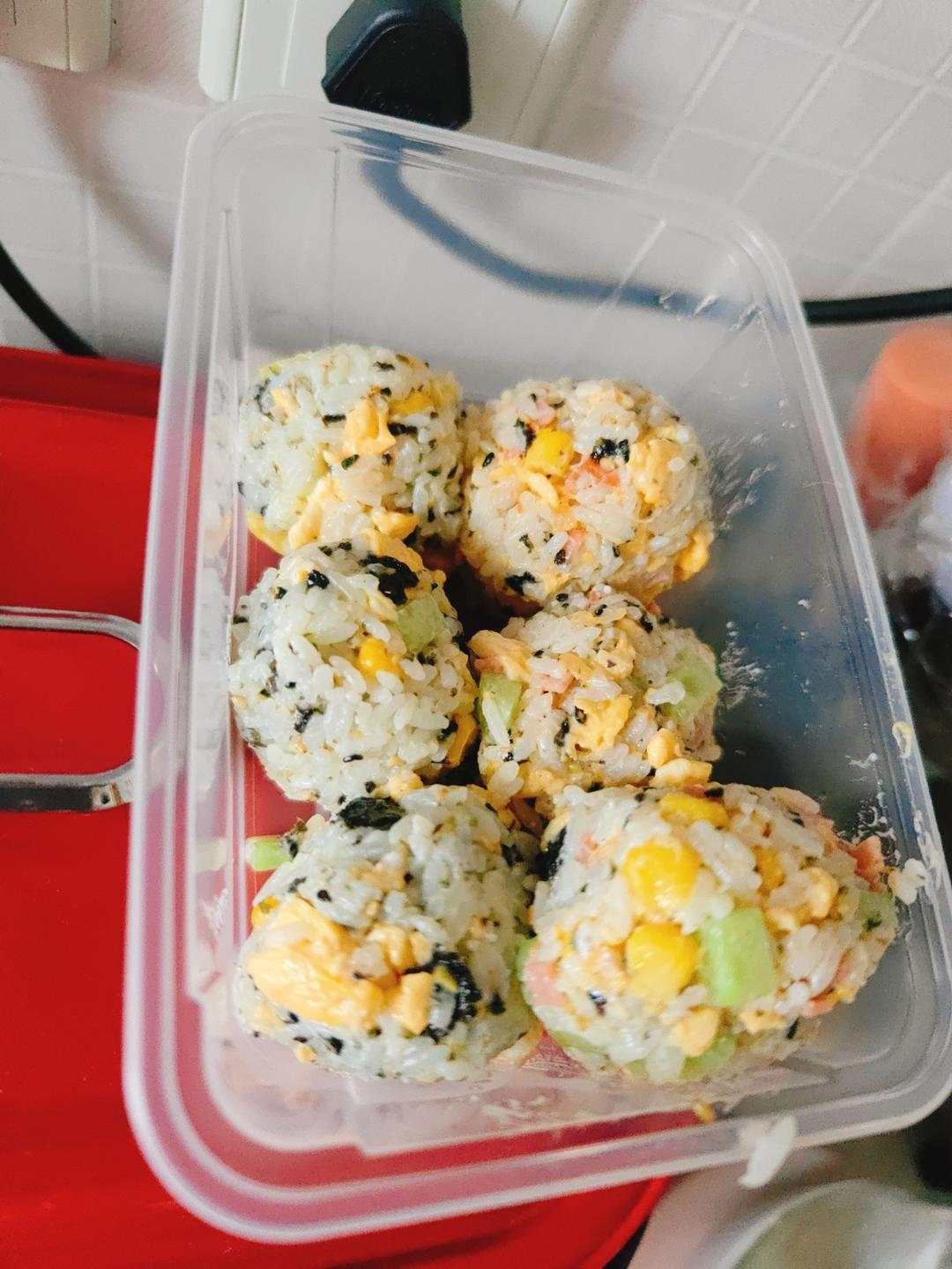 巨好吃的饭团🍙剩米饭的花样吃法