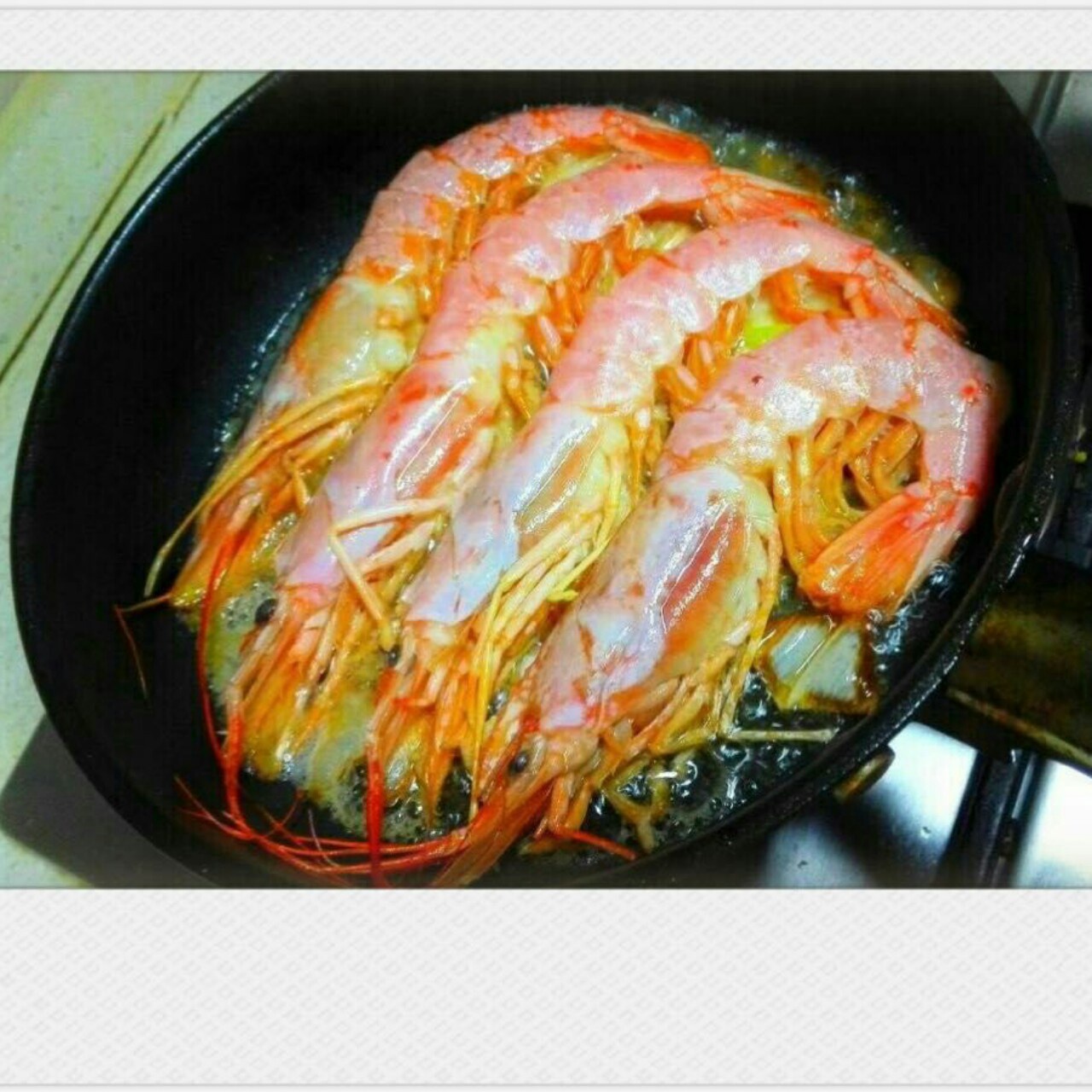 黄油煎虾