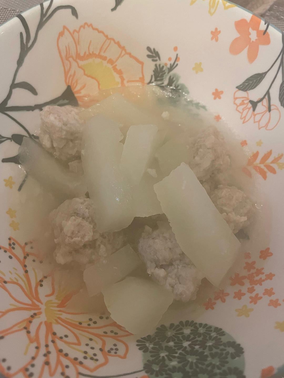 巨鲜美的冬瓜丸子汤