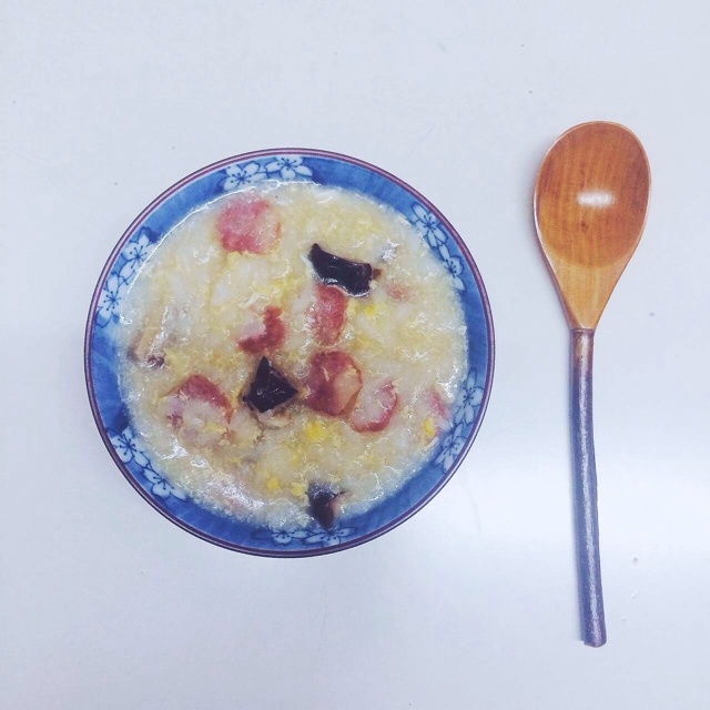 香菇鸡肉粥
