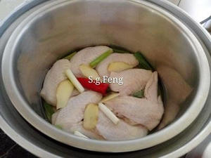 葱油鸡翅拌小黄瓜(电饭锅版)的做法 步骤5