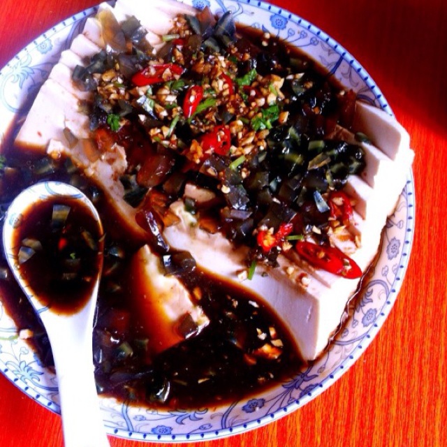 皮蛋豆腐
