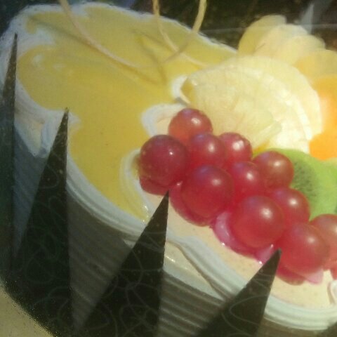 奶油水果装饰蛋糕