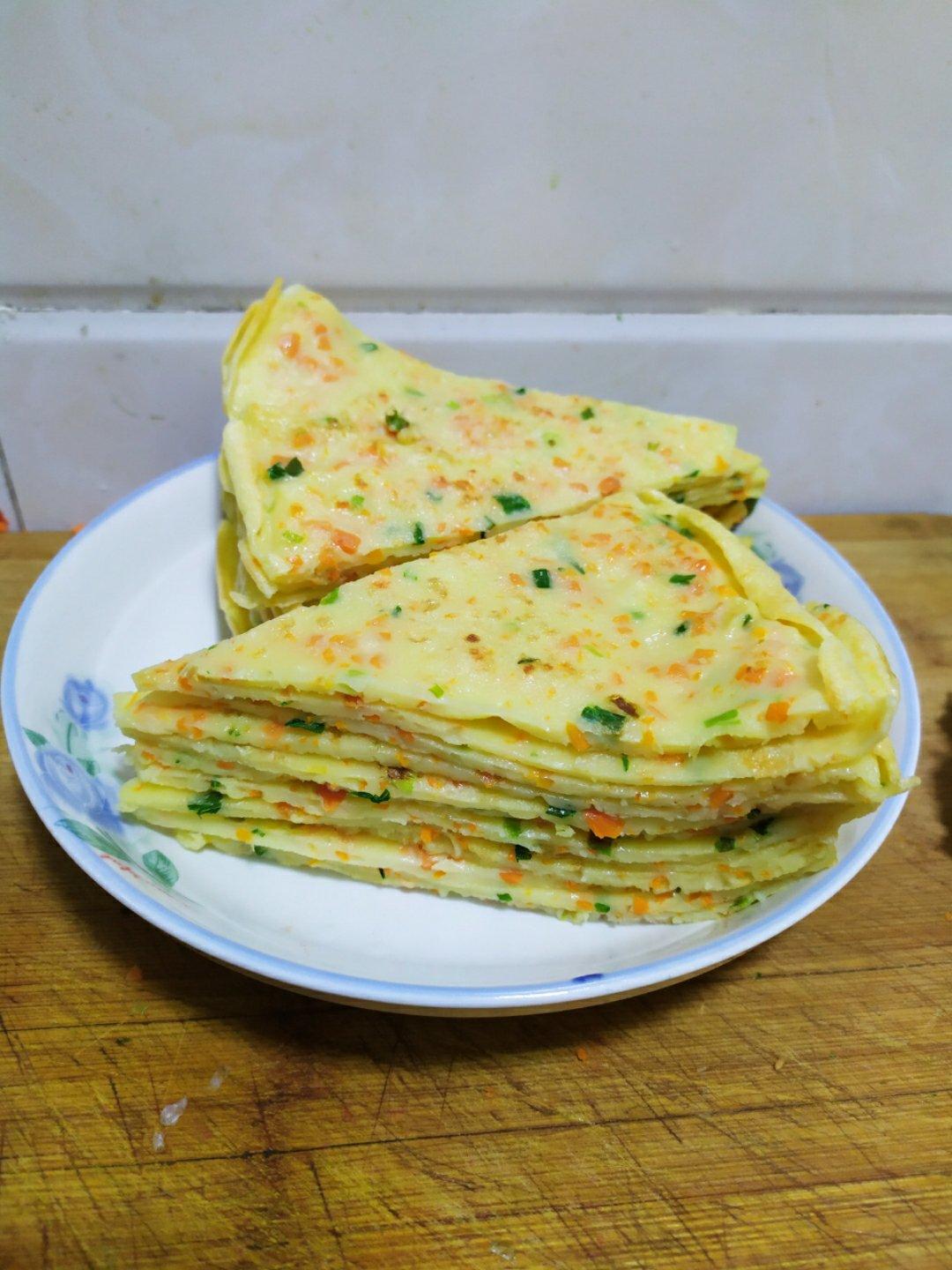 【简单快手蔬菜鸡蛋煎饼图片】super520duan_下厨房