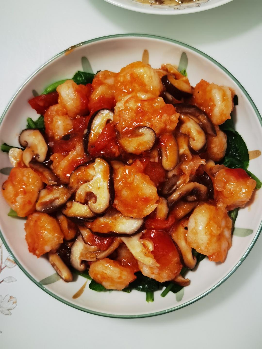 茄汁虾仁