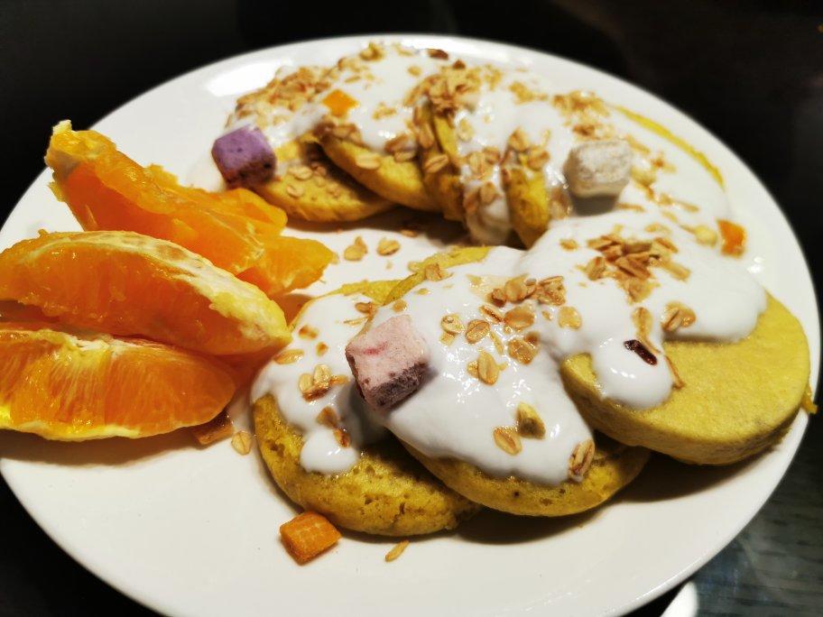 【减脂早餐】无油香蕉松饼（超简单）