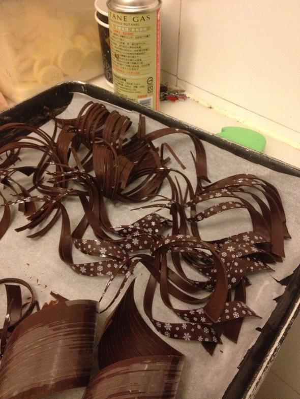 巧克力装饰片的制作的做法