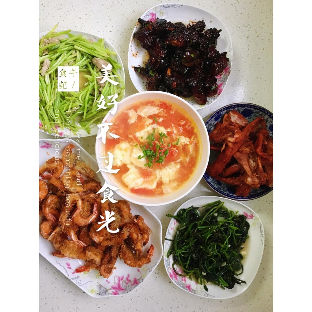 面包糠炸虾