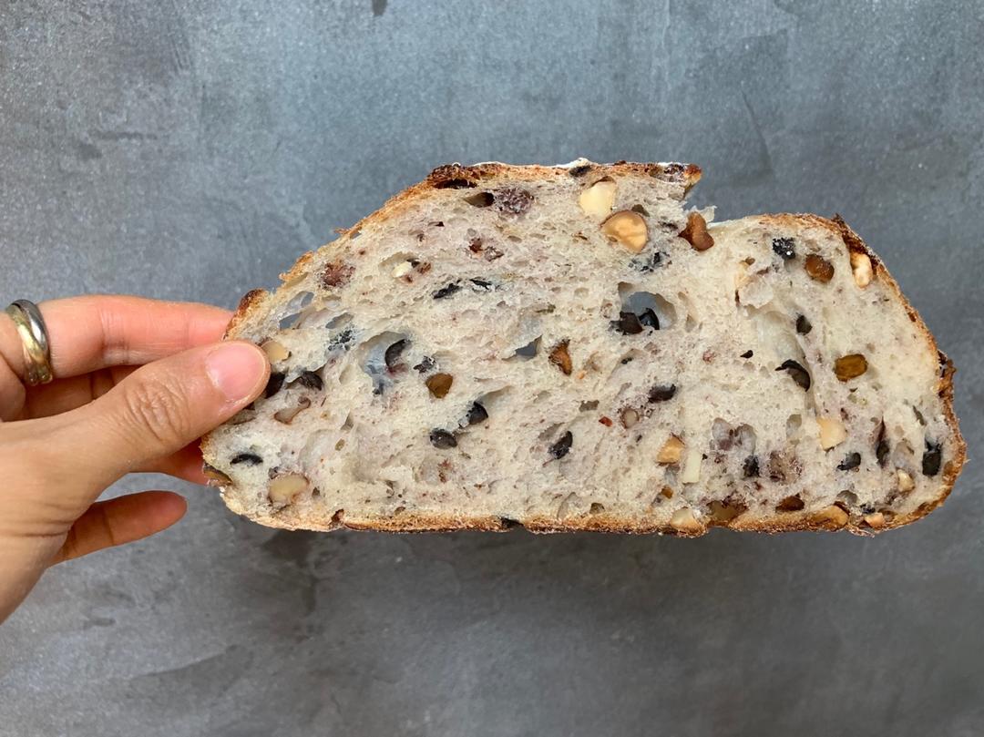 【Tartine Bread】天然酵种坚果橄榄欧包