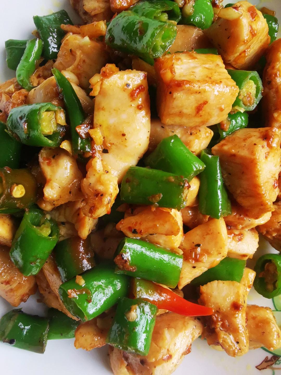 超嫩的小炒鸡胸肉