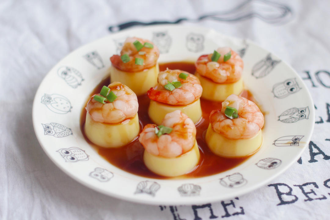 日本豆腐蒸虾仁