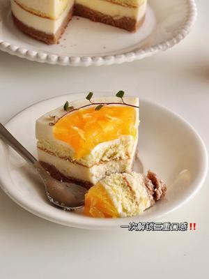 🍊三重口感好吃不腻｜橙香芝士蛋糕🍰的做法 步骤23