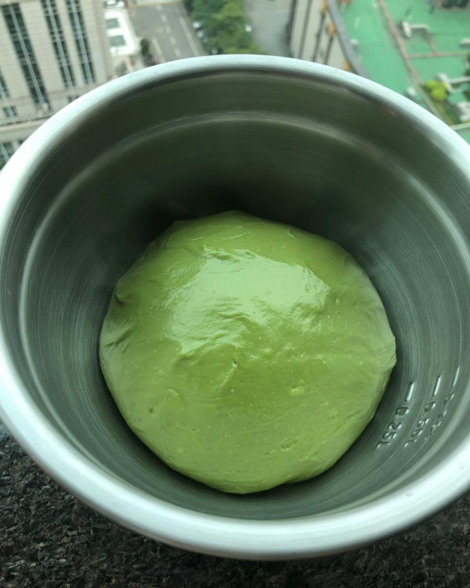抹茶红豆牛奶卷（超好揉出手套膜的方子）