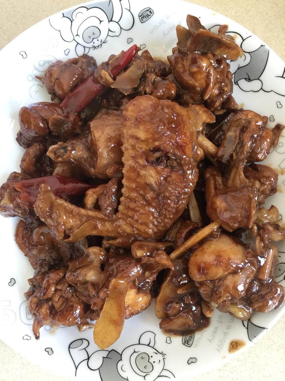 家常红烧鸡块