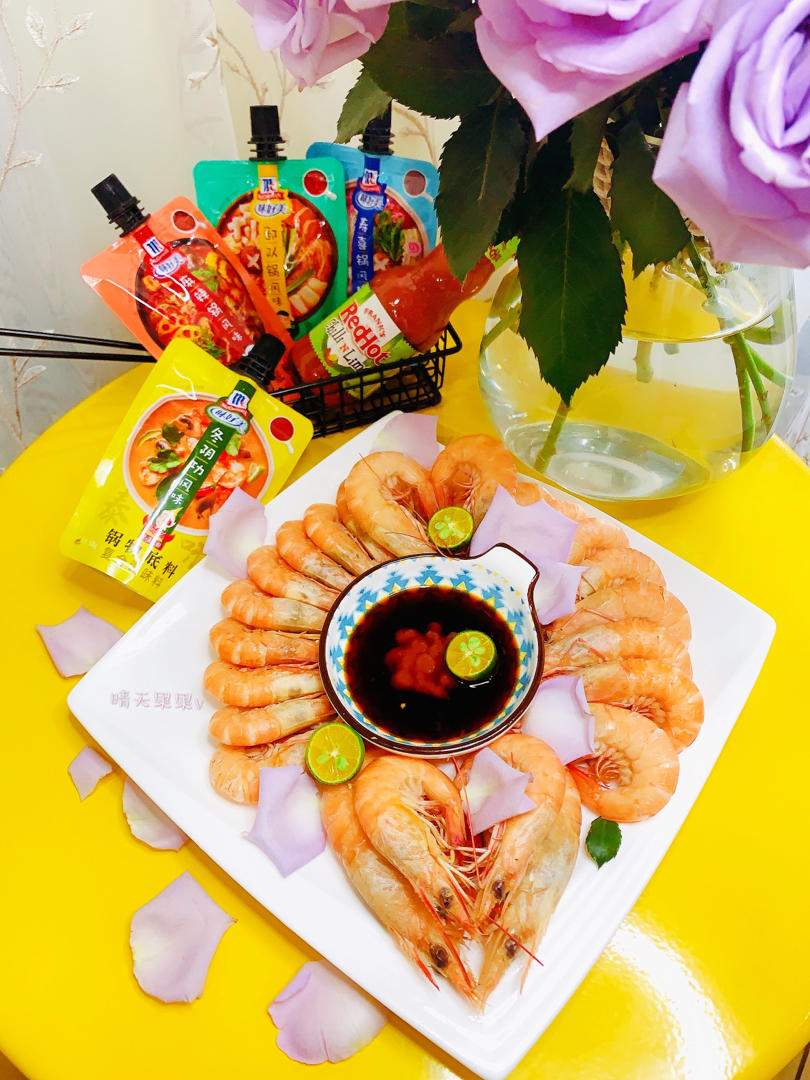 小白也能做的超快手异域风味海鲜——香茅煮麻虾➕冬阴功酱