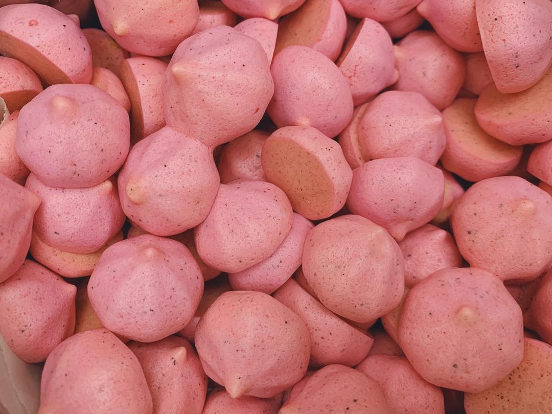 无添加奶香火龙果溶豆