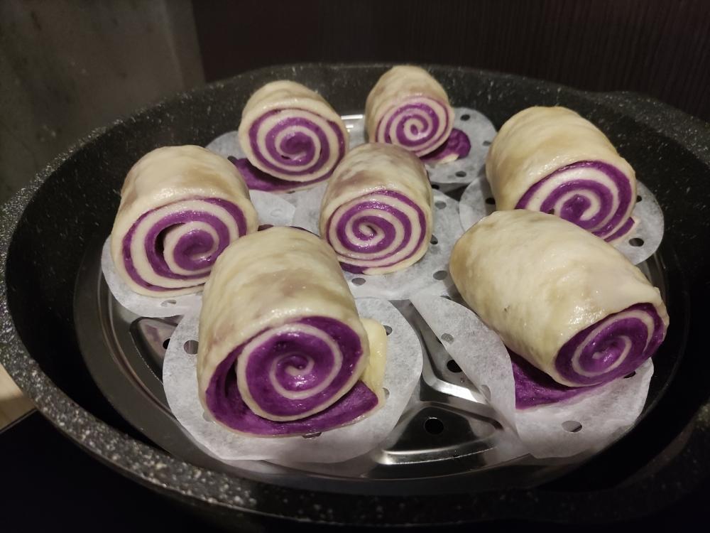 紫薯馒头的做法