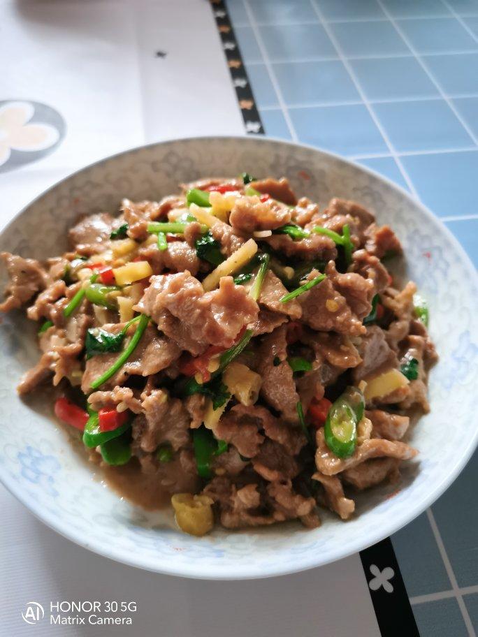 [超下饭]泡椒香菜牛肉