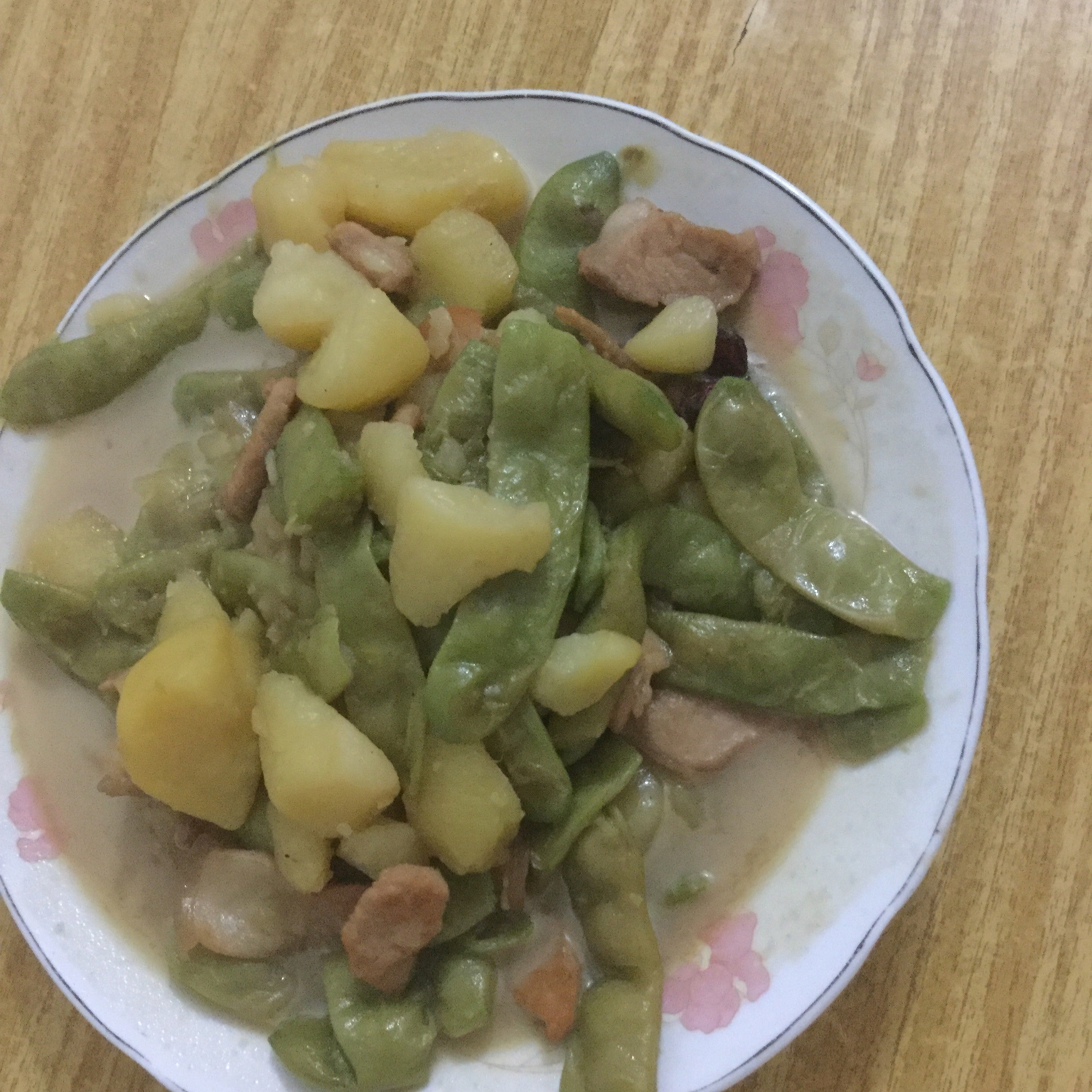 家常炖东北油豆角（勾氏私房菜）
