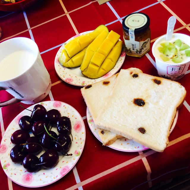 面包机版提子奶酪吐司