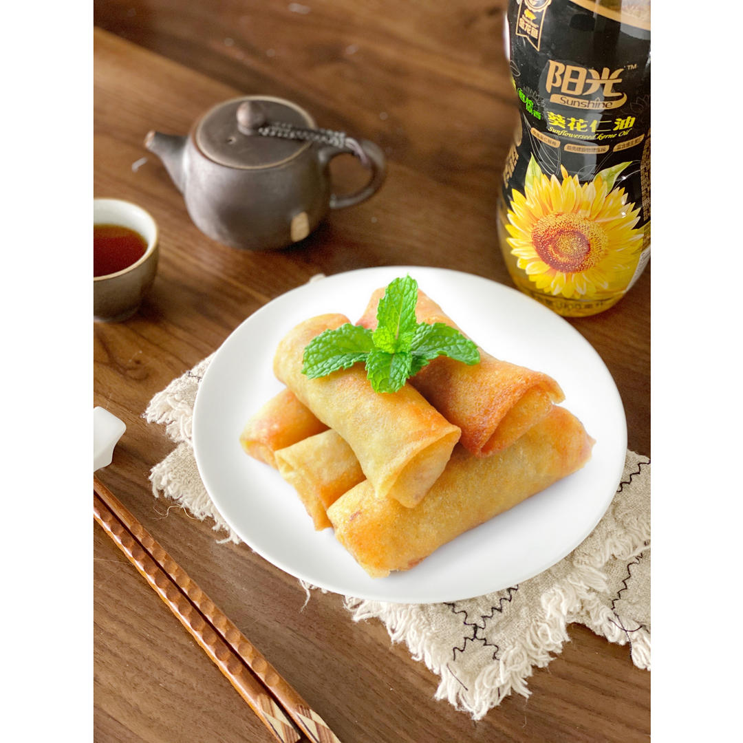 迎春纳福炸春卷