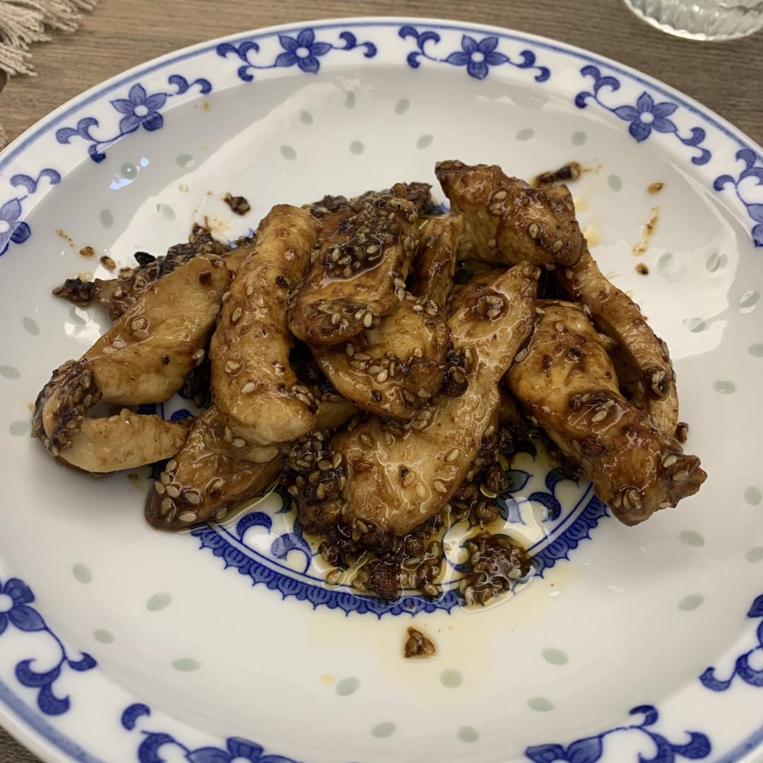 孜然鸡胸肉，低脂低卡好吃无压力。