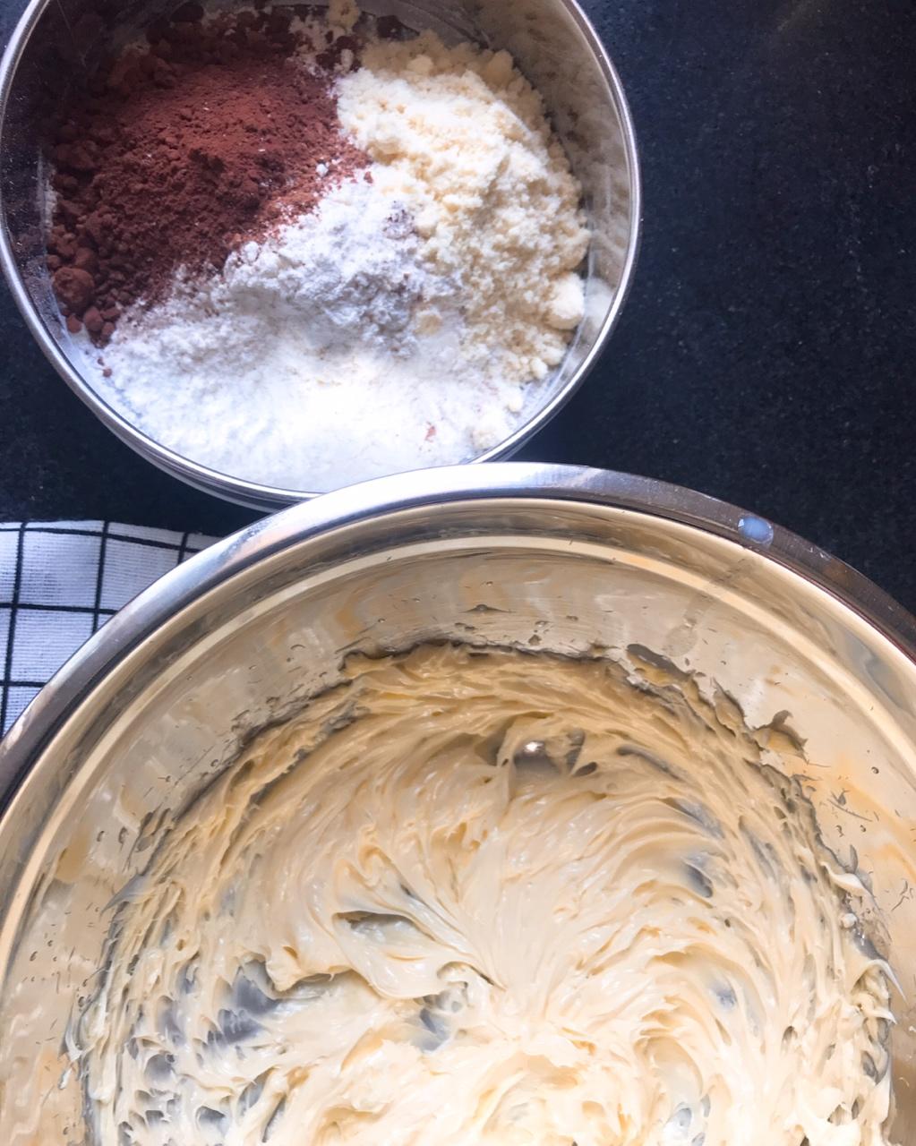 挤花曲奇饼干原味红丝绒有杏仁粉版