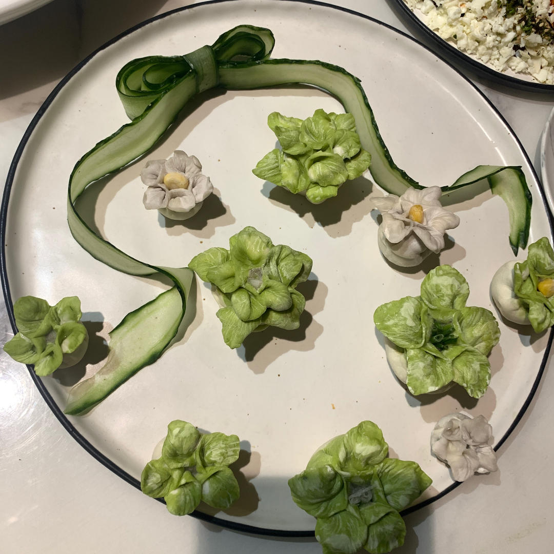 招财进宝——翡翠白玉饺子