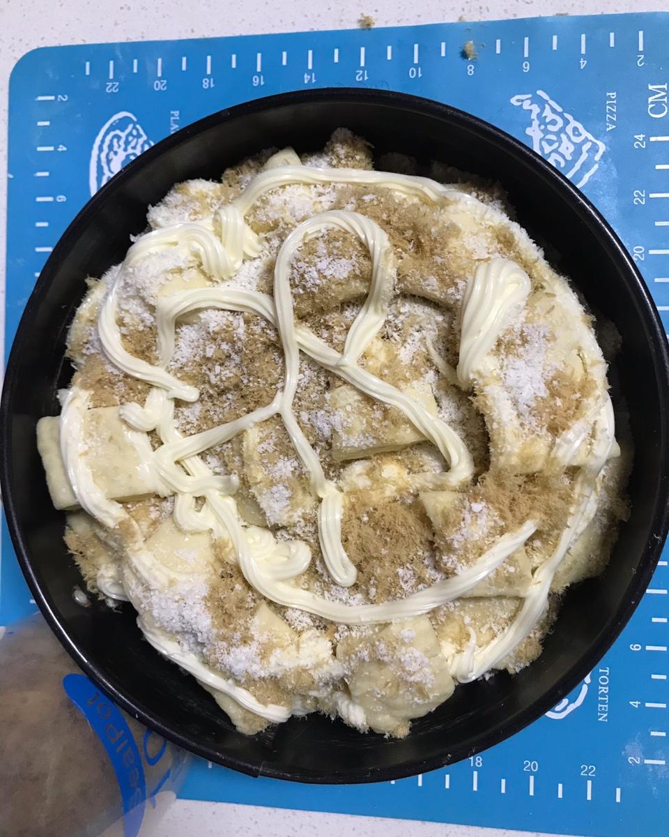 肉松手撕面包—超软会爆浆的面包哟