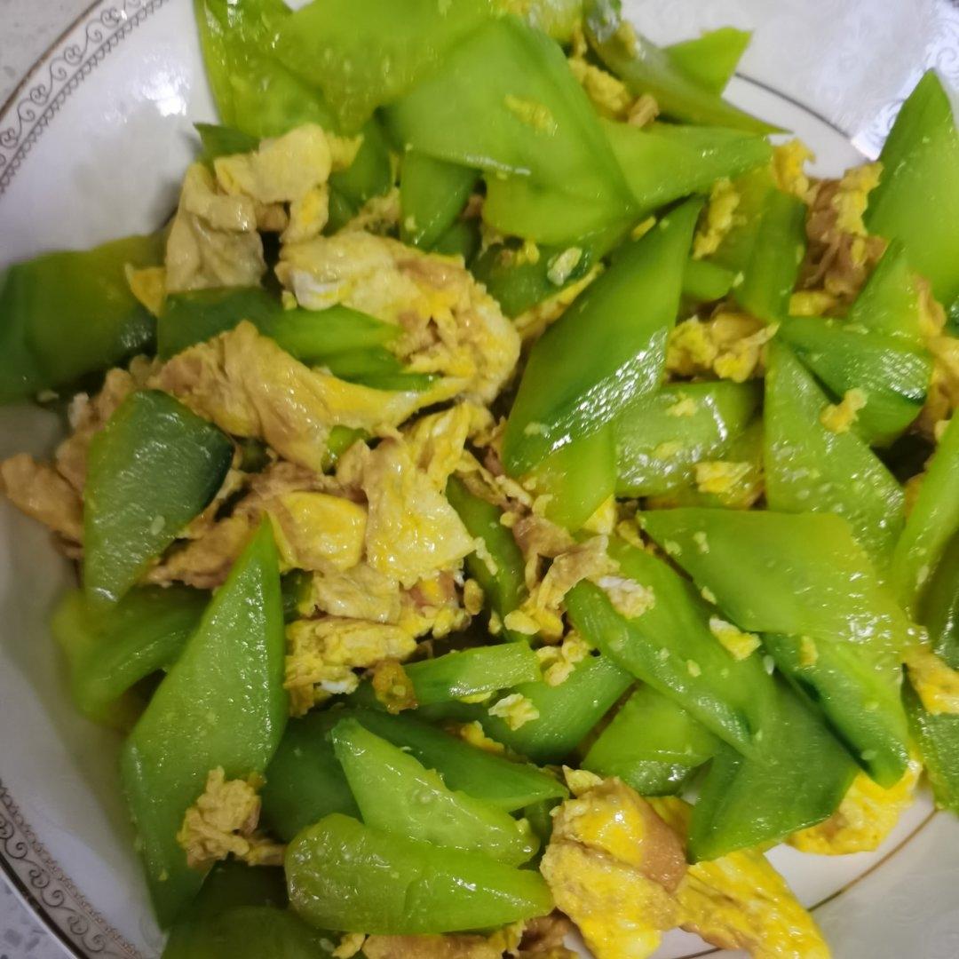 黄瓜炒鸡蛋 （青瓜炒鸡蛋）