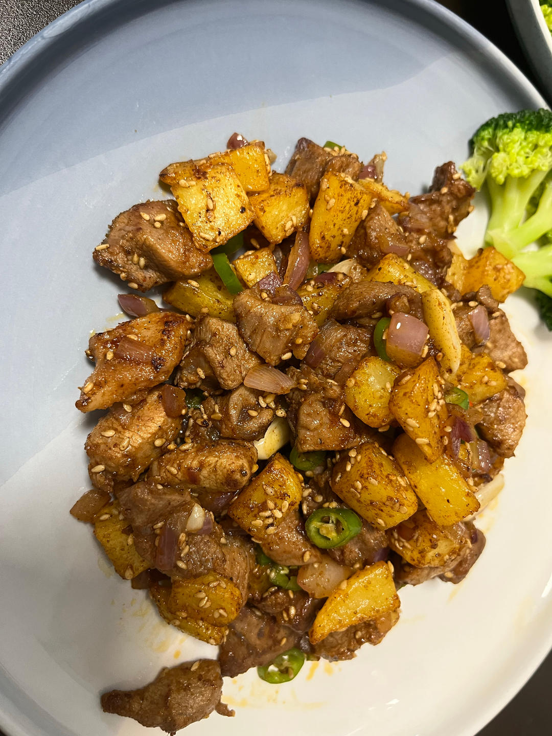 吃不到膻味的比烧烤更好吃的孜然羊肉🐏
