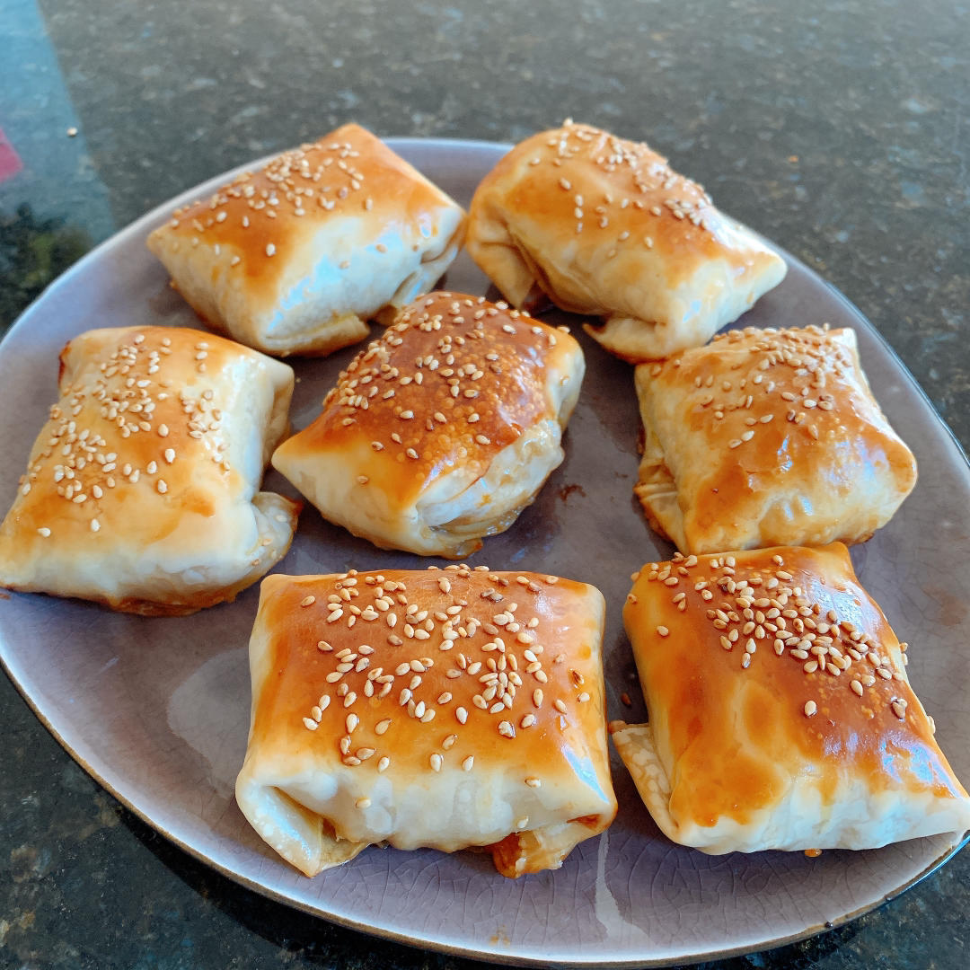【饺子皮烤包子】