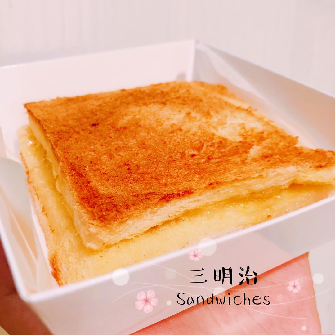 如何做超厚的沼三明治~详细tip！牛油果鸡蛋午餐肉三明治~