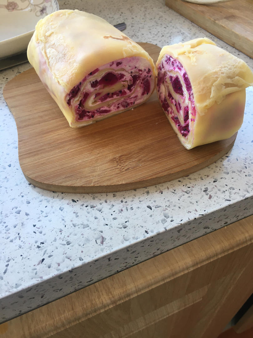 炒锅摊榴莲千层皮