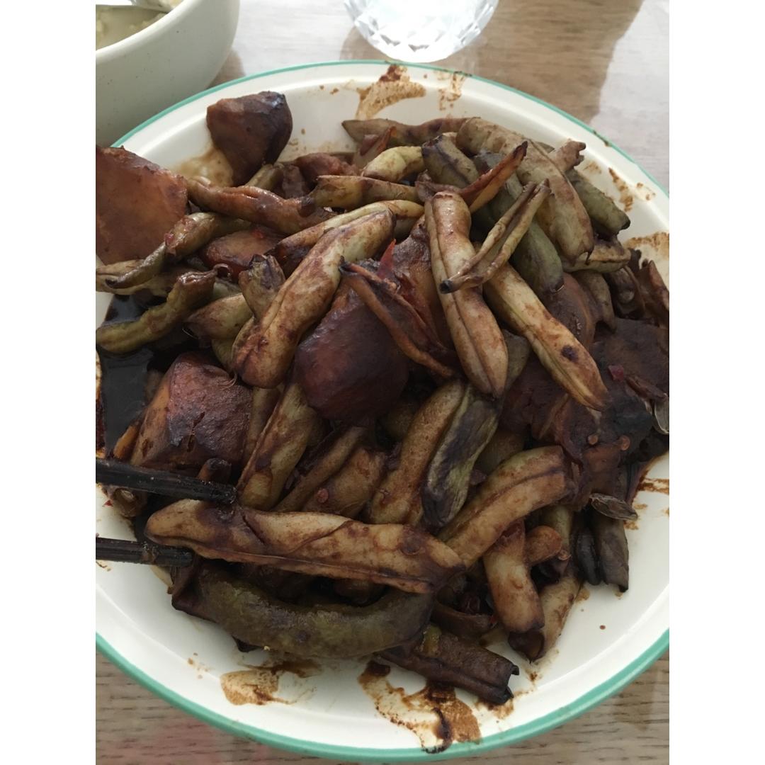 土豆炖豆角