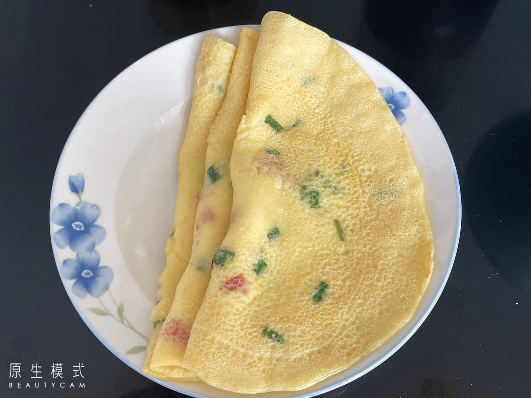 葱花蛋饼（快手营养早餐）