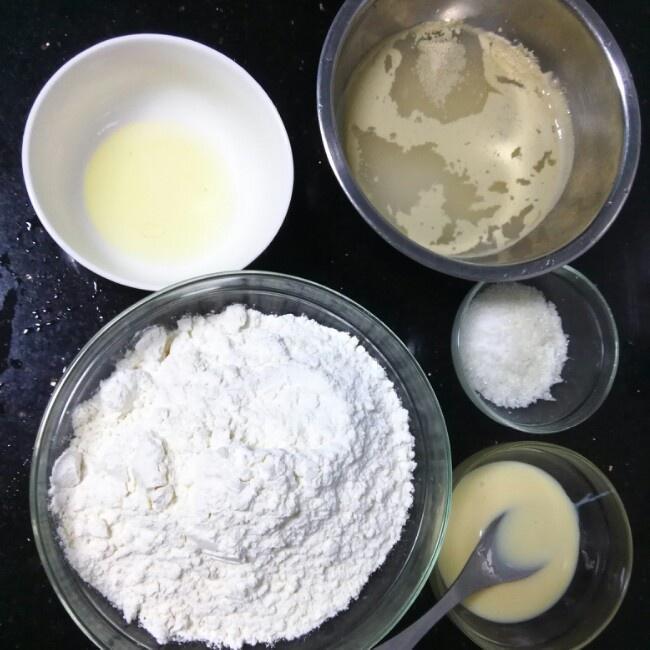 纯奶手撕吐司的做法 步骤1