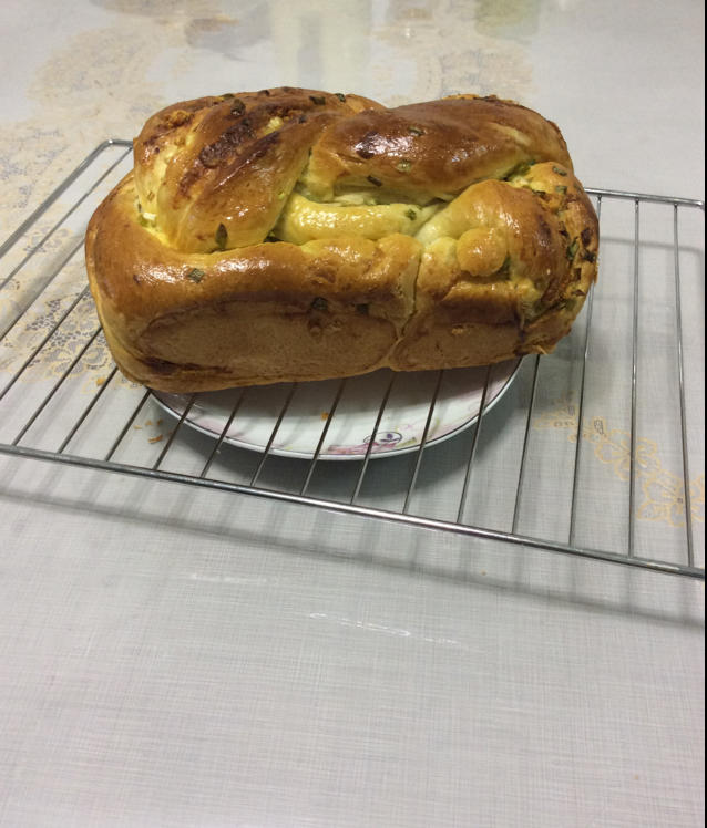 香葱肉松手撕吐司