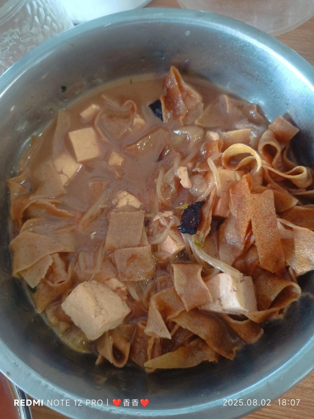 豆腐烩粉皮（素烩儿）