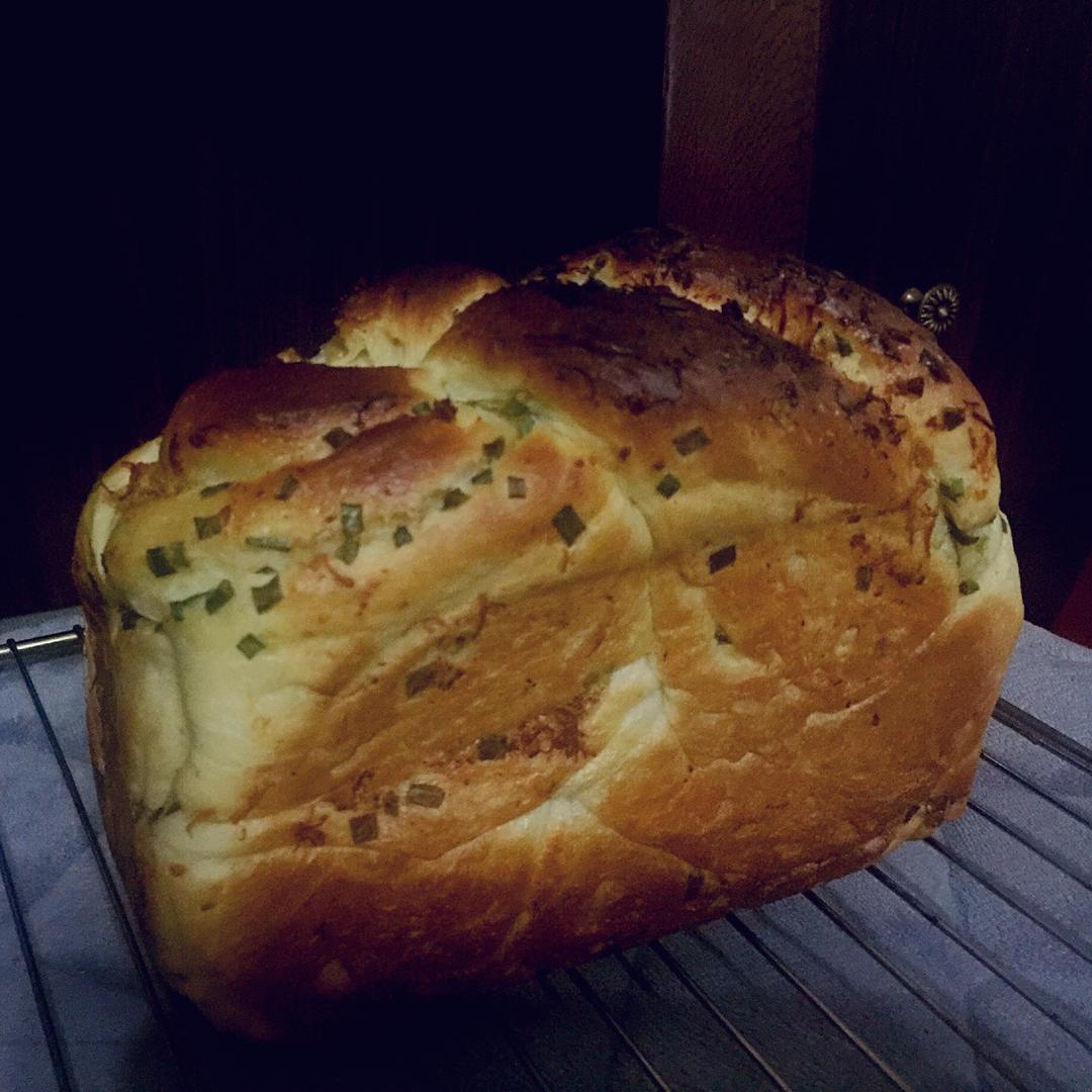 香葱肉松手撕吐司