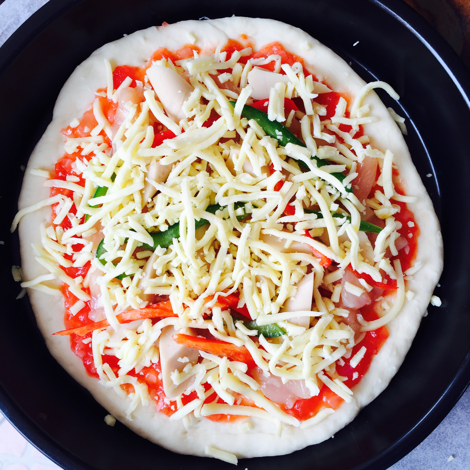 薄底Pizza，亲爱的