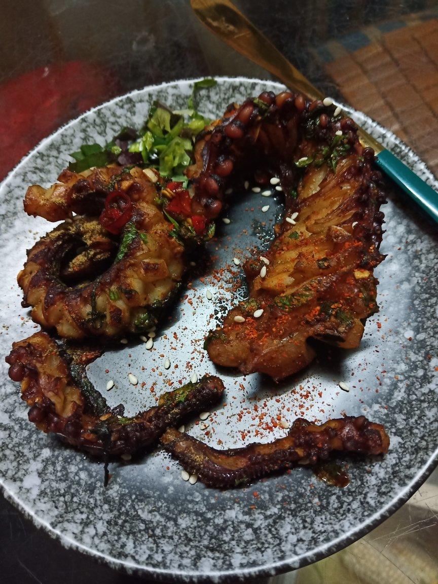 烤鱿鱼须（烤箱版）