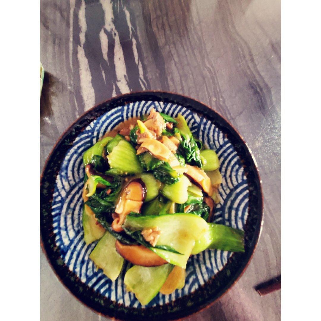 蚝油香菇油菜