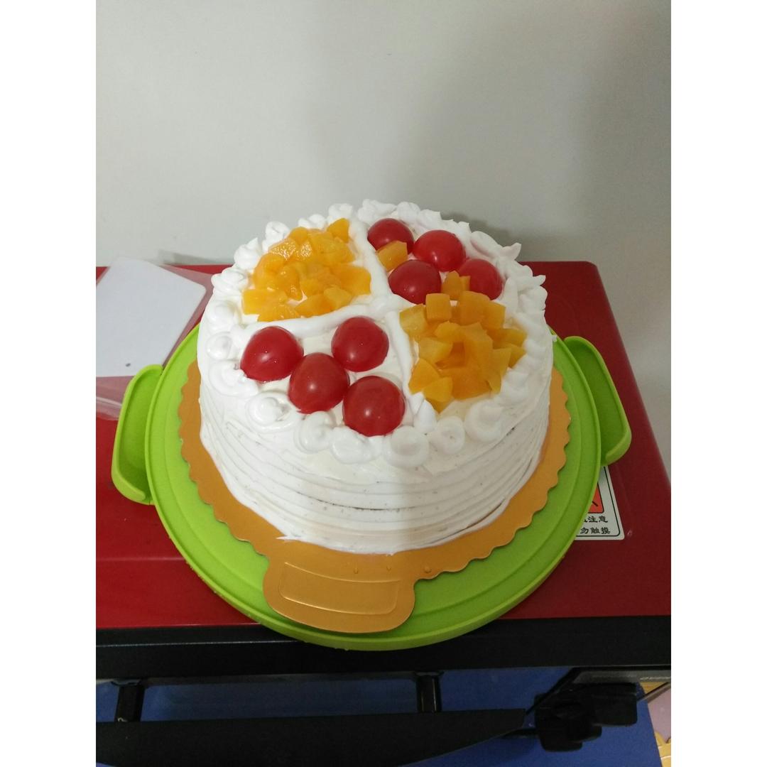 戚风生日蛋糕 （君之）